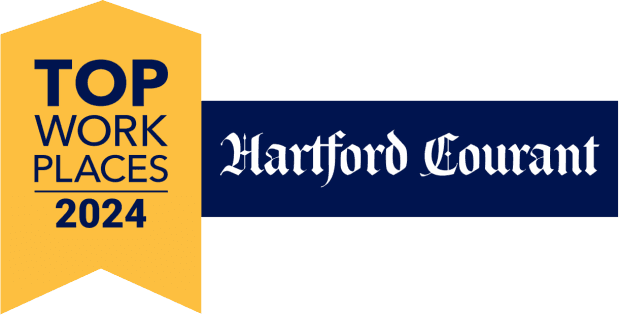 Hartford Courant Top work places 2024 logo