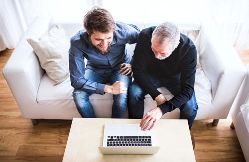 Father and Son Checking MYGA Rates